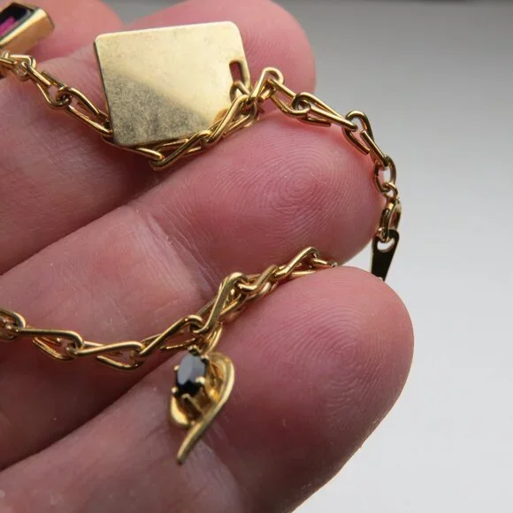 $150 18k Plated Charm Bracelet